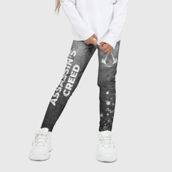 Детские леггинсы 3D Assassin's Creed - grey gradient вертикально - фото 2