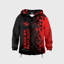 Детская ветровка 3D Dead by Daylight - red gradient по-вертикали