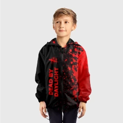 Детская ветровка 3D Dead by Daylight - red gradient по-вертикали - фото 2