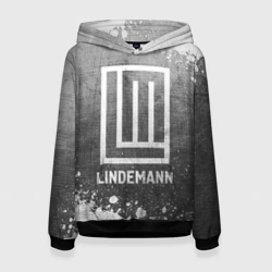 Женская толстовка 3D Lindemann - grey gradient