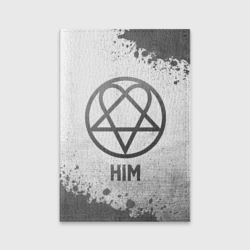 Обложка для паспорта матовая кожа HIM - white gradient