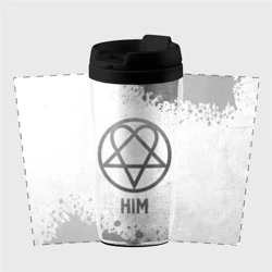 Термокружка-непроливайка HIM - white gradient - фото 2