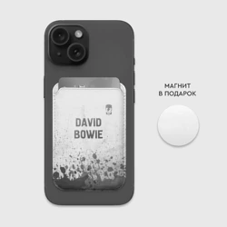 Картхолдер Magsafe магнитный David Bowie - white gradient посередине - фото 2