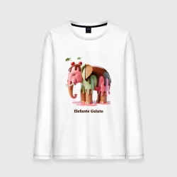 Мужской лонгслив хлопок Брейнрот - Elefante Gelato