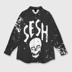 Женская рубашка oversize 3D Sesh