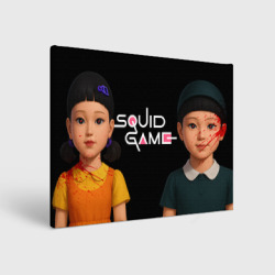Холст прямоугольный Squid Game 3