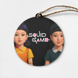 Деревянная игрушка круг Squid Game 3