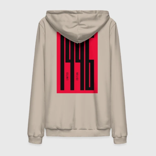 Мужская толстовка на молнии хлопок Год рождения - 1996, limited edition