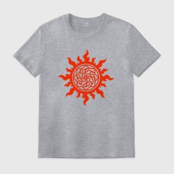 Мужская футболка хлопок Оберег защиты здоровья - здрабережень