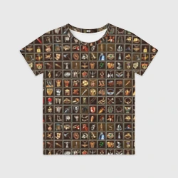 Детская футболка 3D Артефакты меча и магии