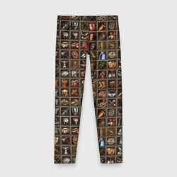 Детские леггинсы 3D Артефакты меча и магии