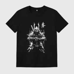 Мужская футболка хлопок Ронин призрак Цусимы