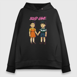 Женское худи Oversize хлопок Squid game - 3 season