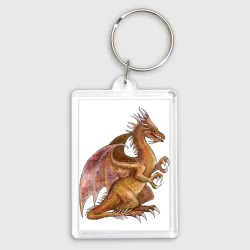 Брелок прямоугольный 35*50 HOMM3 Rust Dragon
