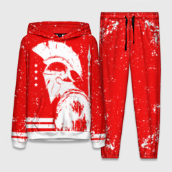 Женский костюм с толстовкой 3D Спартанец - воин спарты