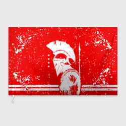 Флаг 3D Спартанец - воин спарты