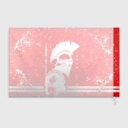 Флаг 3D Спартанец - воин спарты - фото 2