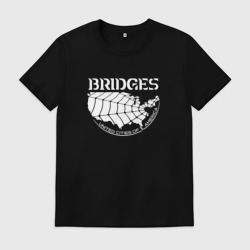 Мужская футболка хлопок Bridges logo