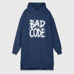 Платье-худи хлопок Bad code