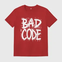 Мужская футболка хлопок Bad code