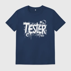 Мужская футболка хлопок Тестер стимпанк