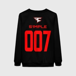 Женский свитшот 3D FaZe Clan - S1mple 007