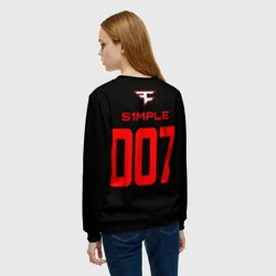 Женский свитшот 3D FaZe Clan - S1mple 007 - фото 2