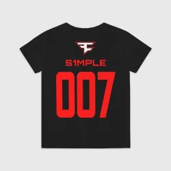 Детская футболка 3D FaZe Clan - S1mple 007