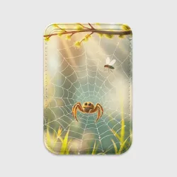 Картхолдер Magsafe магнитный Паук мимишный в лесу