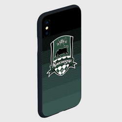 Чехол для iPhone XS Max матовый ФК Краснодар - олдовая форма - фото 2