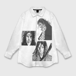 Женская рубашка oversize 3D Миямото Мусаси, Vagabond