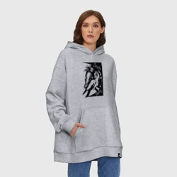 Худи SuperOversize хлопок Тетрадь смерти - Рюк и Лайт - фото 2