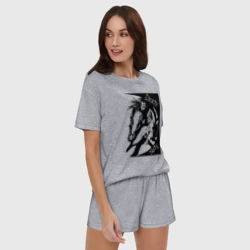 Женская пижама с шортиками хлопок Тетрадь смерти - Рюк и Лайт - фото 2