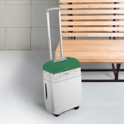 Чехол для чемодана 3D Таблица Excel текстура - фото 2