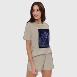 Женская пижама с шортиками хлопок Рюк - бог смерти - фото 2