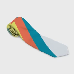 Галстук 3D Рок молния Боуи весенняя палитра