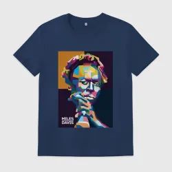 Мужская футболка хлопок Miles Davis