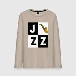 Мужской лонгслив хлопок Sax jazz