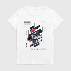 Женская футболка хлопок Аказа