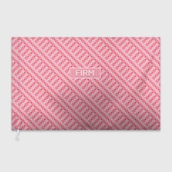 Флаг 3D Плавающий эффект - Фирм розовый