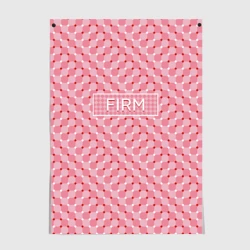 Постер Плавающий эффект - Фирм розовый