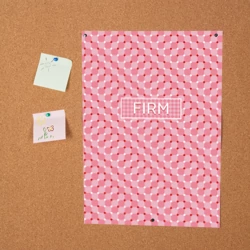 Постер Плавающий эффект - Фирм розовый - фото 2