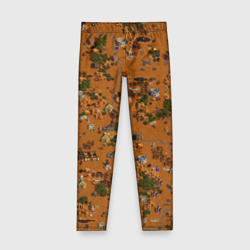 Детские леггинсы 3D Земли Фабрики - Герои 3