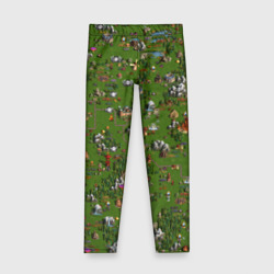 Детские леггинсы 3D Земли Сопряжения - Герои 3