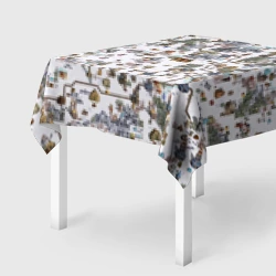 Скатерть 3D Земли Башни - Герои 3