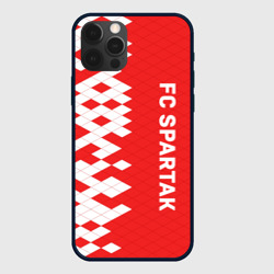 Чехол для iPhone 12 Pro Max ФК Спартак Москва текстура