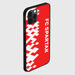 Чехол для iPhone 12 Pro Max ФК Спартак Москва текстура - фото 2