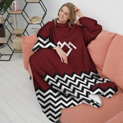 Плед с рукавами Твин Пикс - лого - фото 2