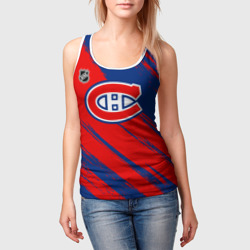 Женская майка 3D Монреаль Канадиенс - брызги - фото 2