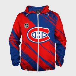 Мужская ветровка 3D Монреаль Канадиенс - брызги
